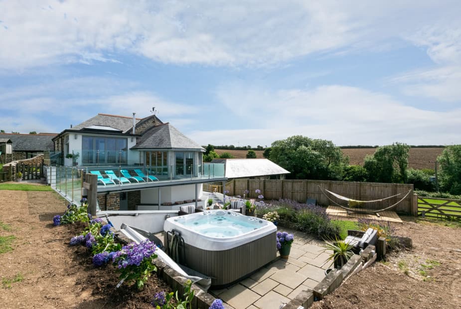 External with Hot Tub