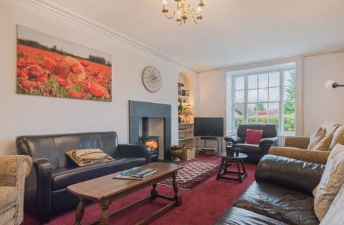 The spacious lounge has plenty of seating