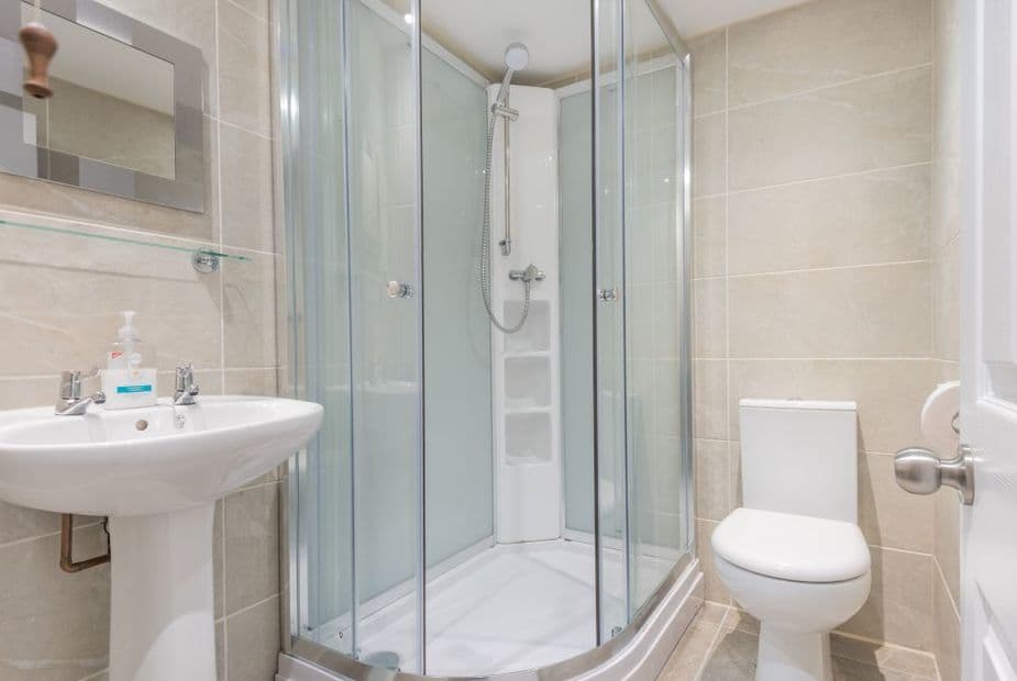 The first floor shower room