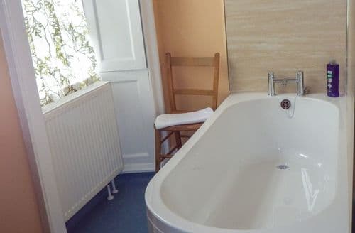 The first floor bathroom