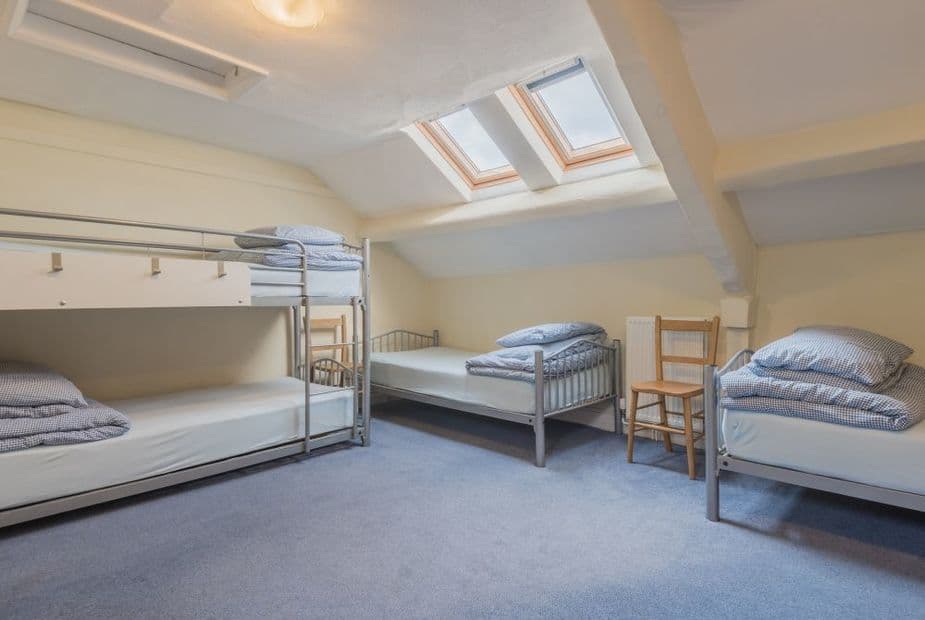 The optional, additional bunk room sleeps up to 6