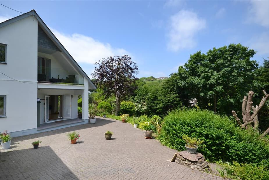 garden and house