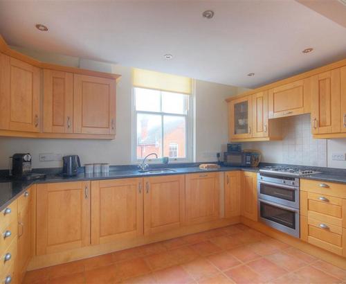 Kitchen with cupboards 