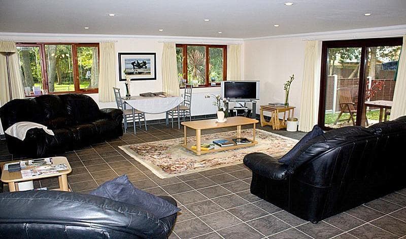 Brook End - main lounge and dining area. - Brook End Holiday Accommodation