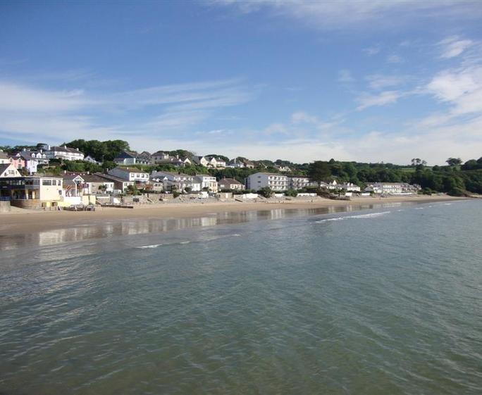 Saundersfoot with sandy beaches