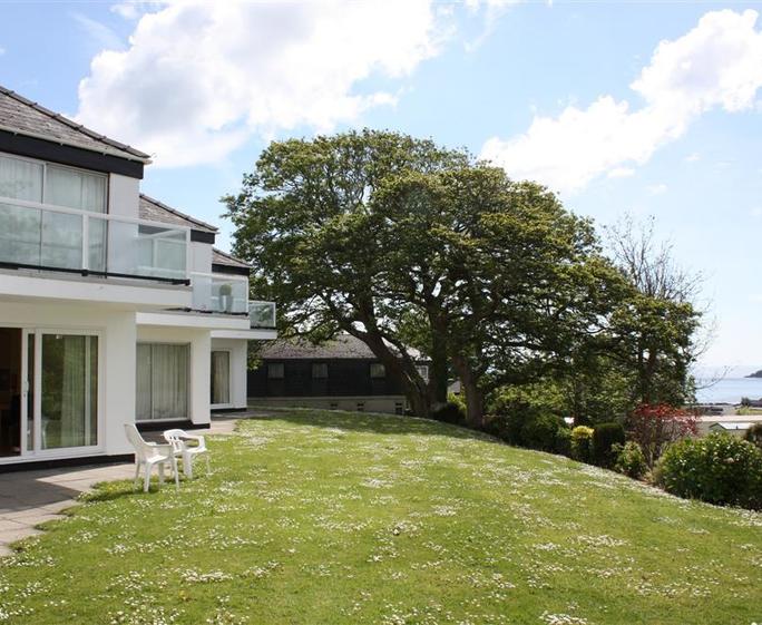 Coedrath has sea views from garden