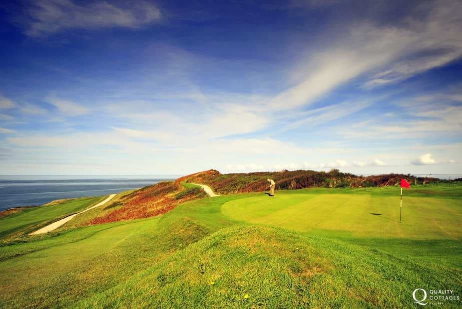 Fabulous coastal views at Morfa Nefyn Golf Course