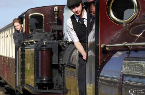 Take a nostalgic and scenic train journey either up Snowdonia to the fascinating slate village of Blaenau Ffestiniog