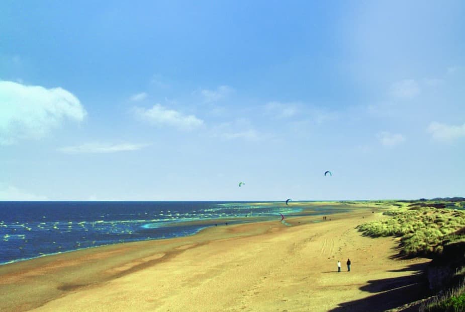 The beach at Old Hunstanton<br />