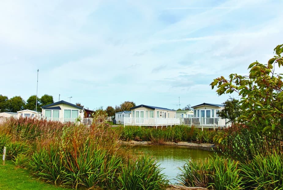 The park setting<br />