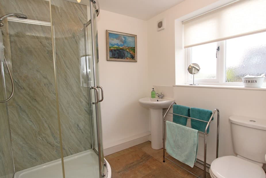 Downstairs shower room