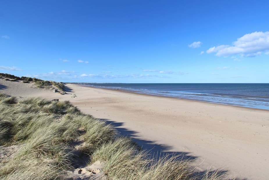 Nearby beach