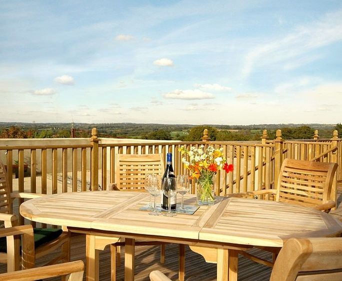 Relax whilst watching the sunset and enjoying the views