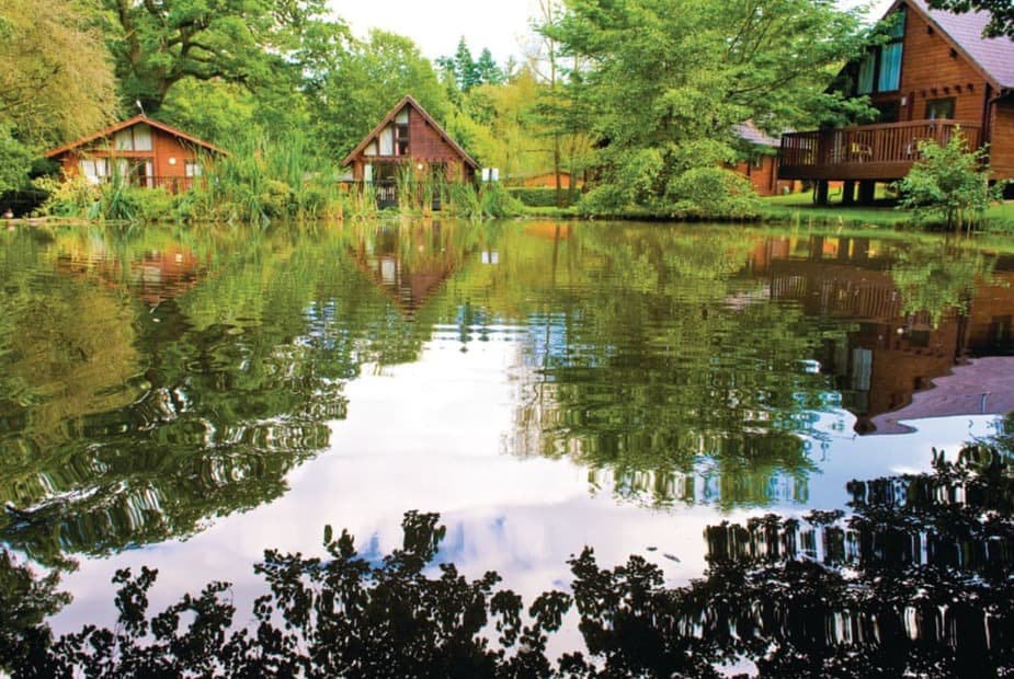 The lodge setting