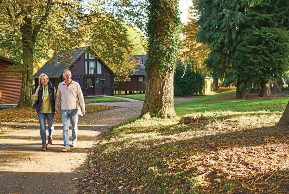 The park setting