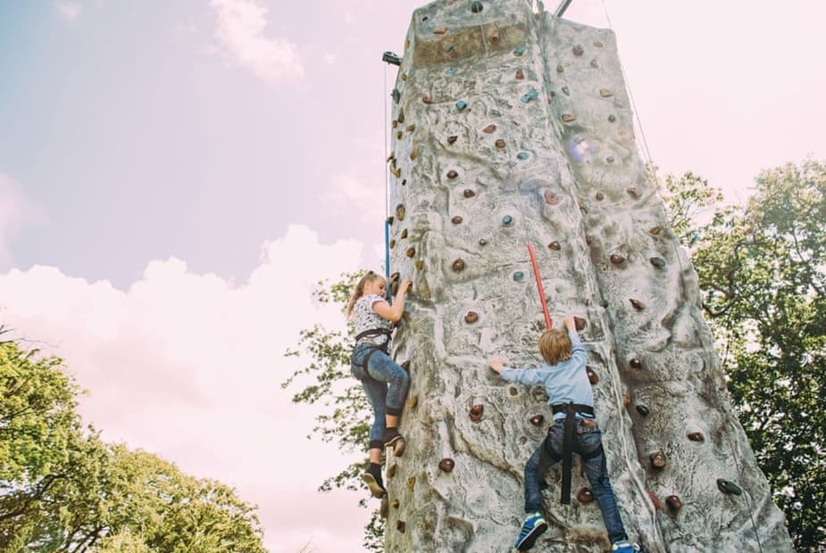 Giant climbing wall<br />