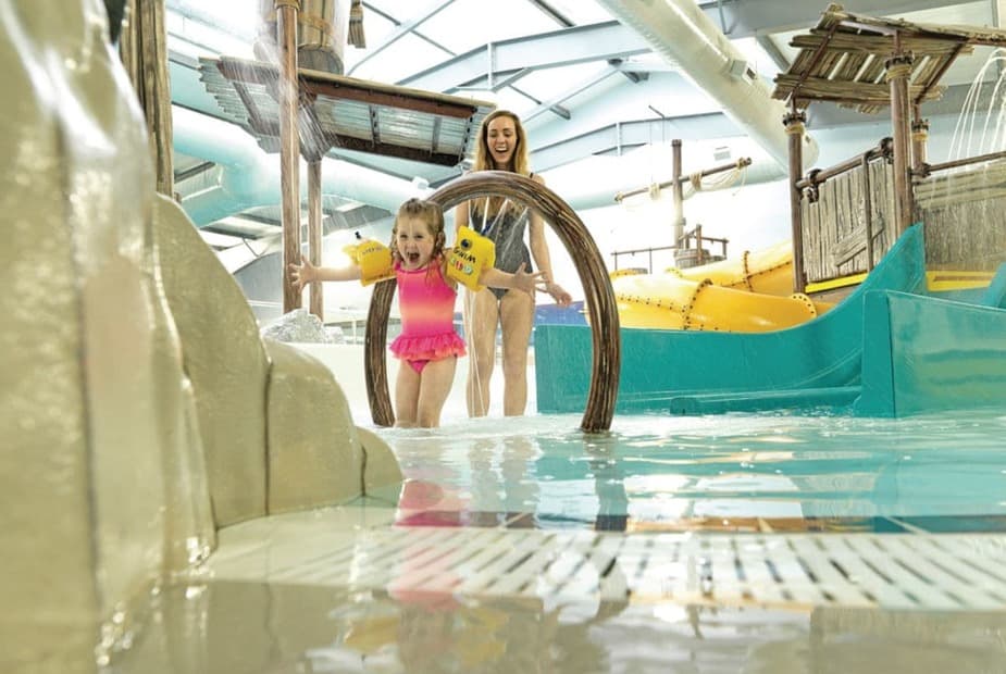 Indoor heated family pool