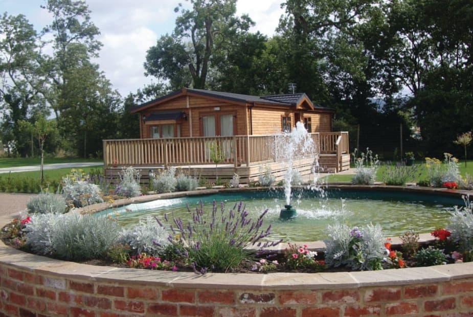 The lodge setting