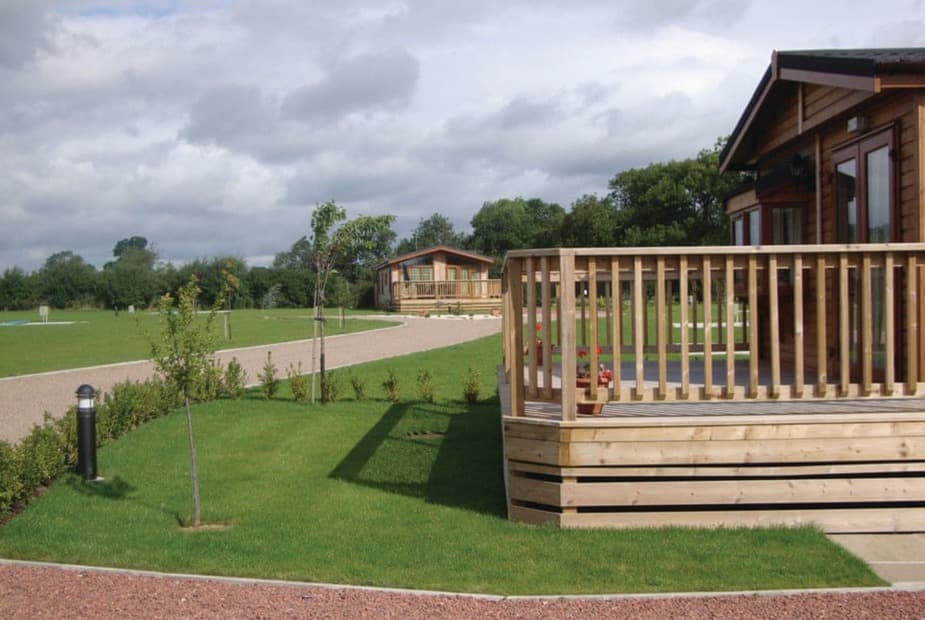 The lodge setting