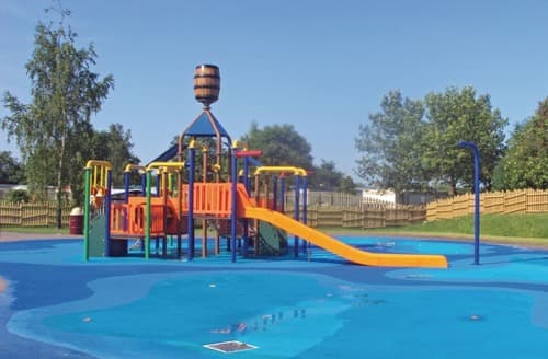 Outdoor water play area