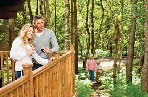 Lodges nestling deep in 40 acres of woodland