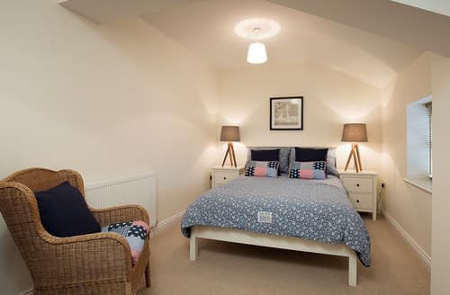 Superb furnishings in the double bedroom