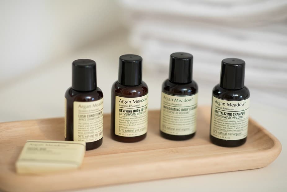 Luxurious toiletries provided