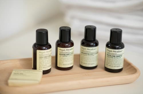 Luxurious toiletries provided