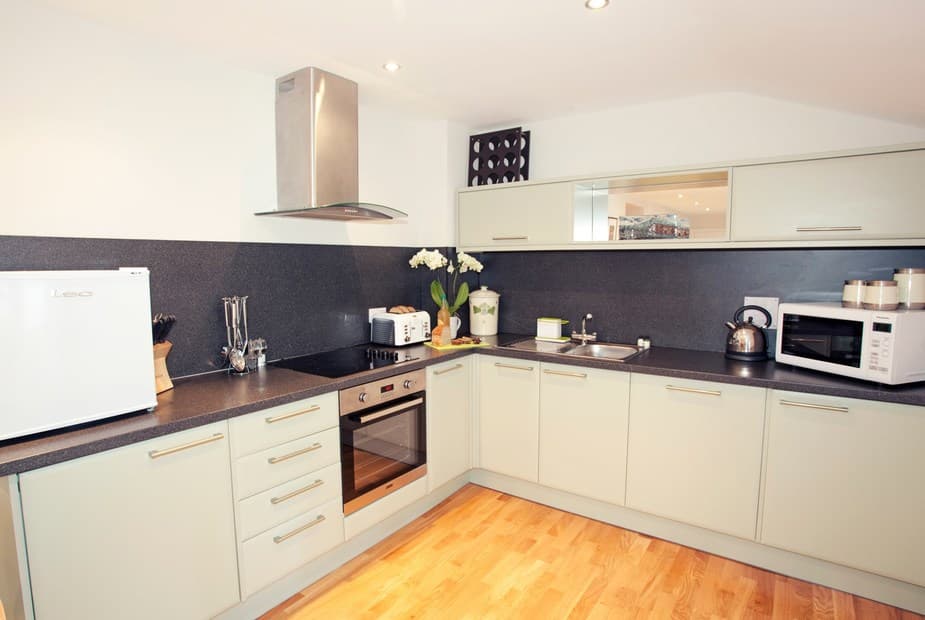 Lovely contemporary kitchen space on the ground floor