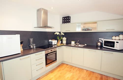 Lovely contemporary kitchen space on the ground floor