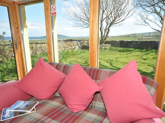 Beautiful views over the garden and beyond