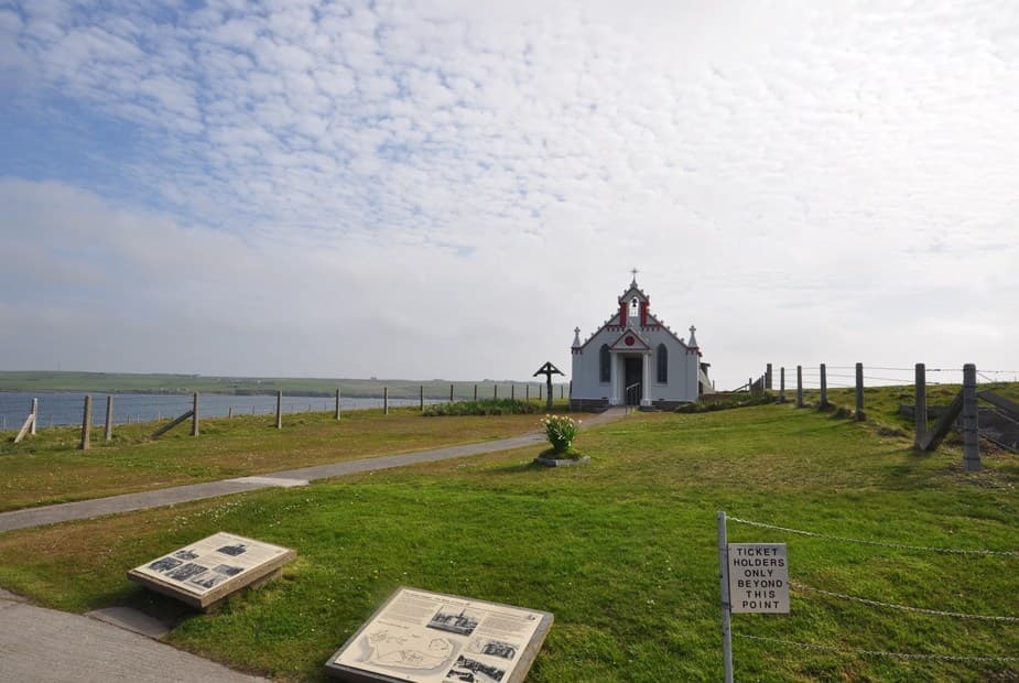 Visit the beautiful Italian Chapel