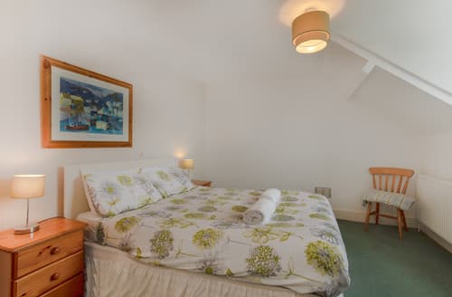 Huge family room with double bed and single bed, sea views