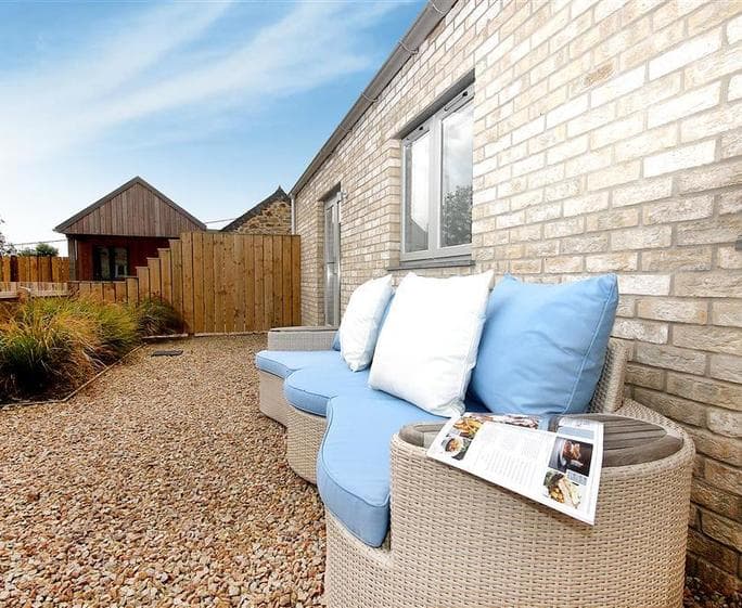 Comfortable courtyard furniture