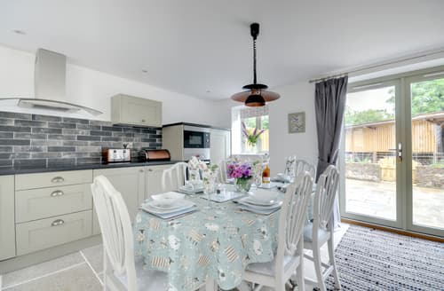 Entering the kitchen/dining area you immediately feel a welcome to this warm, light and spacious room
