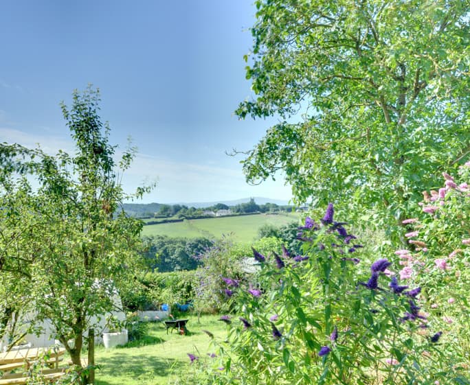 Stunning countryside views from the property