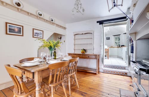 The dining area is just off the kitchen and makes a lovely area to entertain in