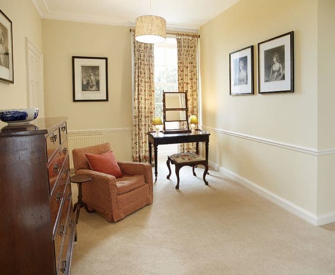 First floor: Bedroom one with super king bed and en-suite bathroom
