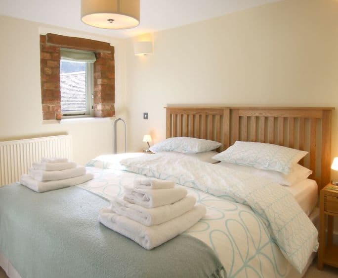 First floor:  Second bedroom with 6ft zip and link bed 