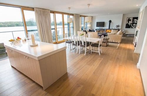 Open plan ground floor kitchen dinning area