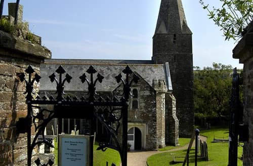 Slapton village, church