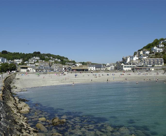 C East Looe Beach from Banjo Pier