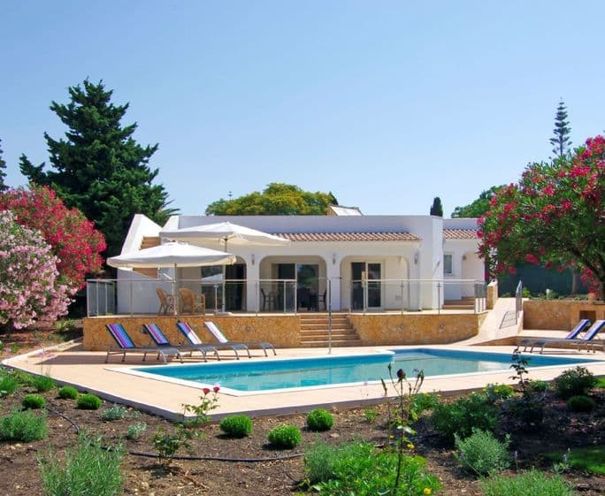The villa has it's own private pool and a roof terrace