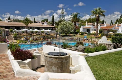 The Rocha Brava resort has lots to explore including communal pools, tennis courts and a gym