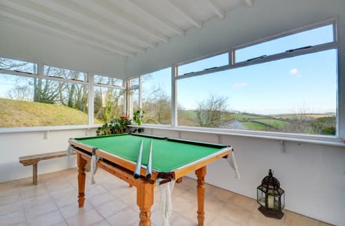 Sun Room with pool table