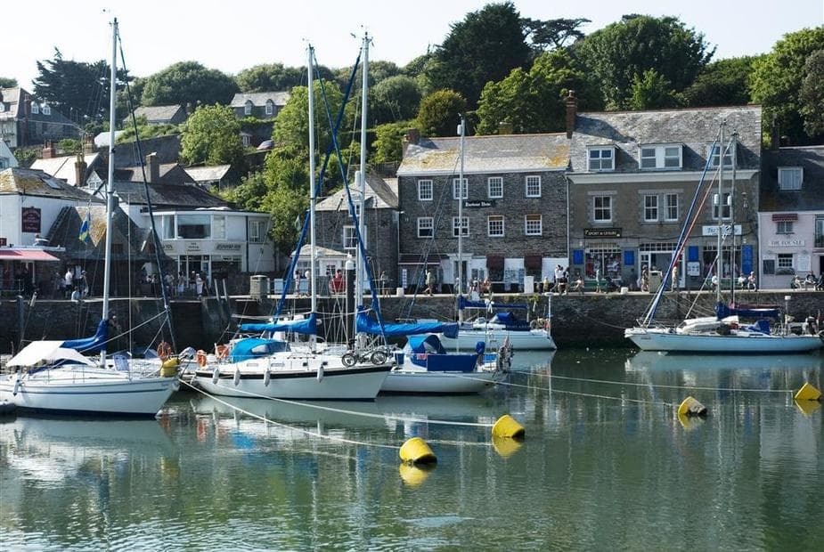 Padstow harbour nearby
