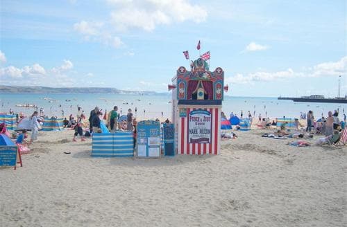 Weymouth's lively beach