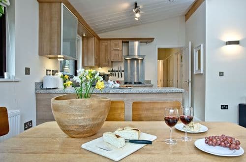 Representation of kitchen and dining area