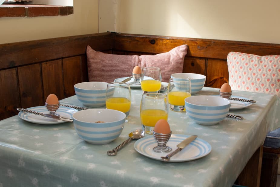 Breakfast at Ivy Cottage 