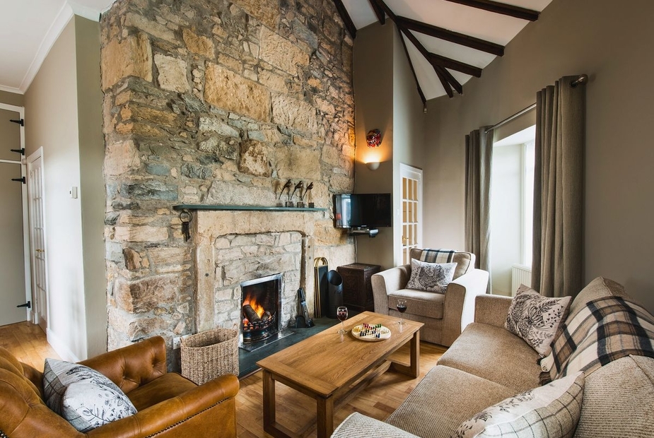 Peel Lodge Living room | Peel Lodge, Carmunnock, nr. Glasgow